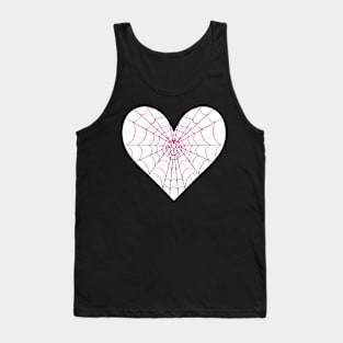 Spider Web Heart V10 Tank Top